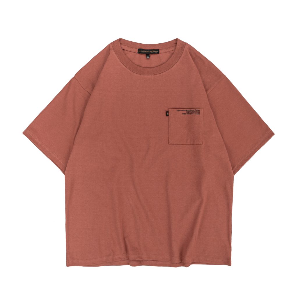 Basic Pocket Heavyweight Dark Coral