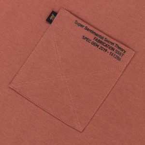 Basic Pocket Heavyweight Dark Coral