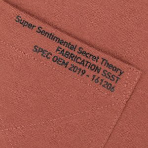 Basic Pocket Heavyweight Dark Coral