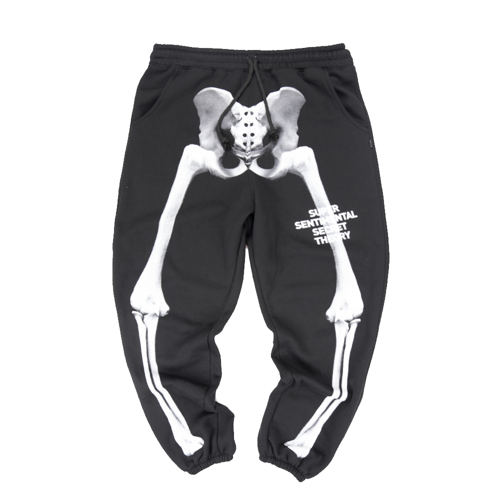 skeleton baggy pants