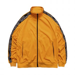 Track Top Oversize Taped Orange