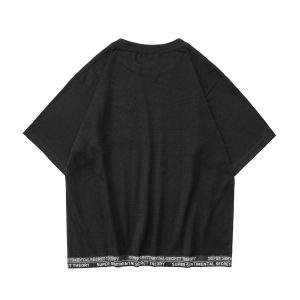 Basic Pocket Taped Black Heavyweight Tshirt