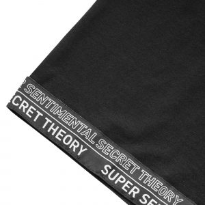 Basic Pocket Taped Black Heavyweight Tshirt