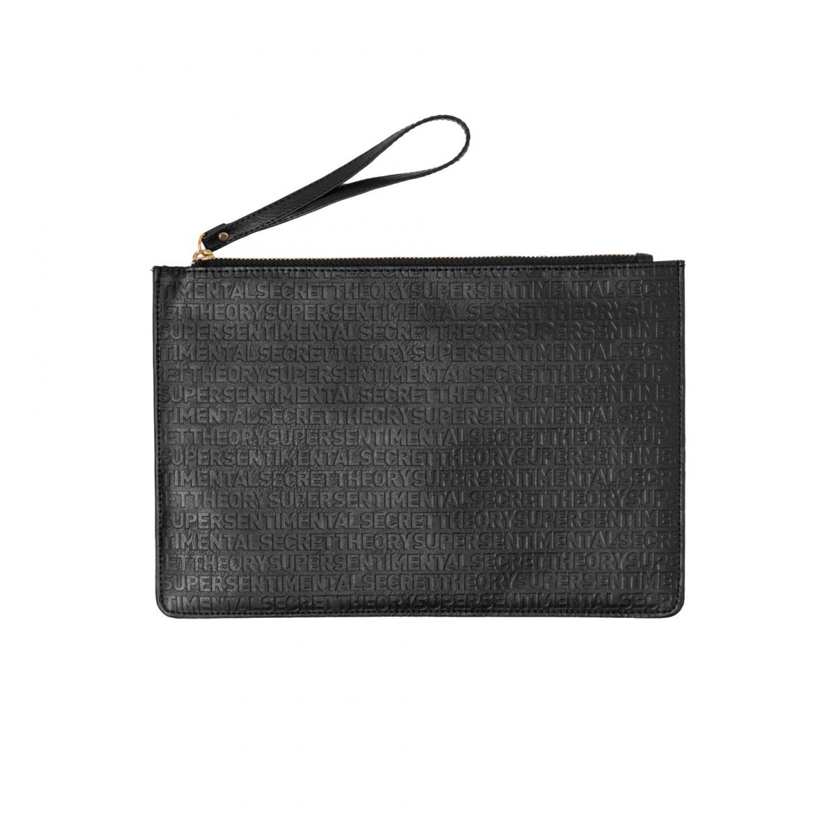 Monogram Clutch Bag Black