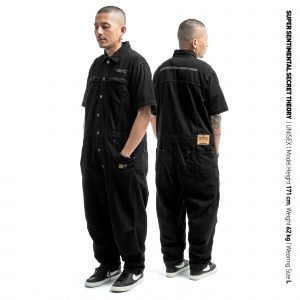 Coverall 1.0 Shortsleeve Denim Washed Black