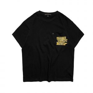 Edged Heavyweight Tshirt Black