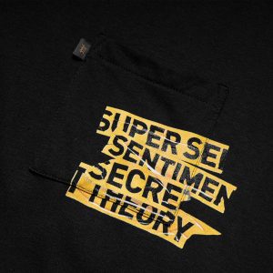 Edged Heavyweight Tshirt Black