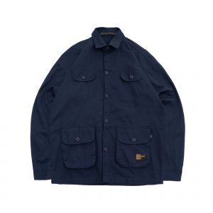 Forte Long Sleeve Work Shirt Navy