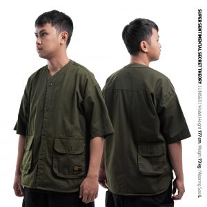 Homer Baseball Shirt Olive