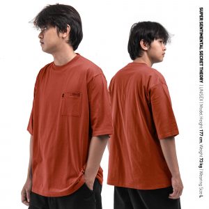 Basic Pocket Heavyweight Brick Red