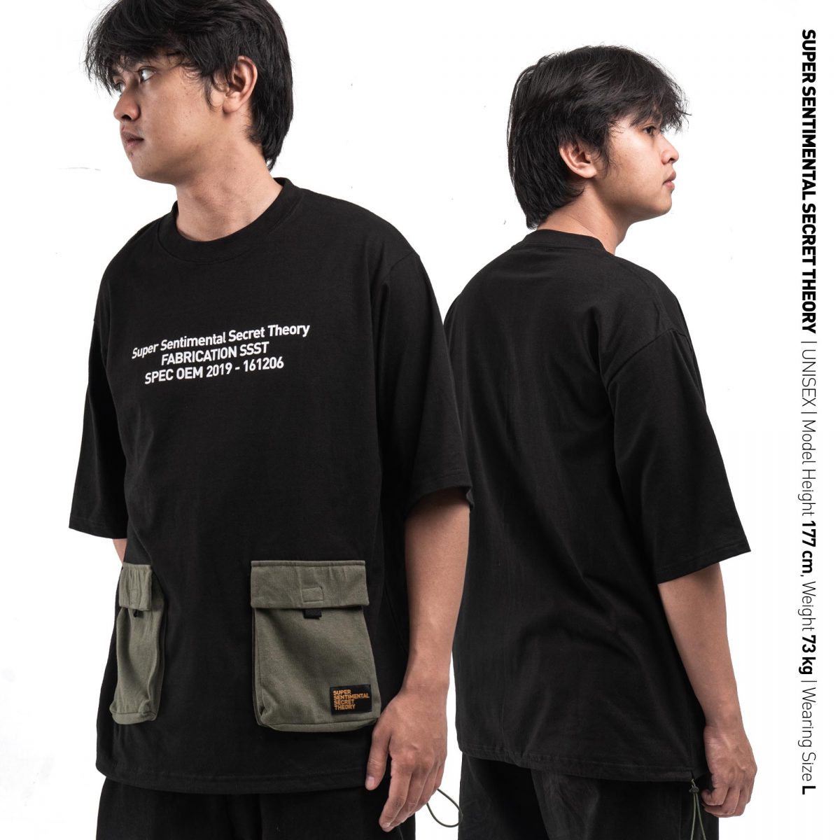 Tact Military Pocket Black Olive