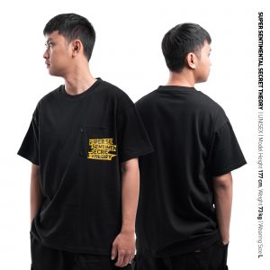 Edged Heavyweight Tshirt Black
