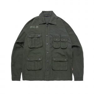 SSST x Isser James Amendment Oversized Shirt Olive