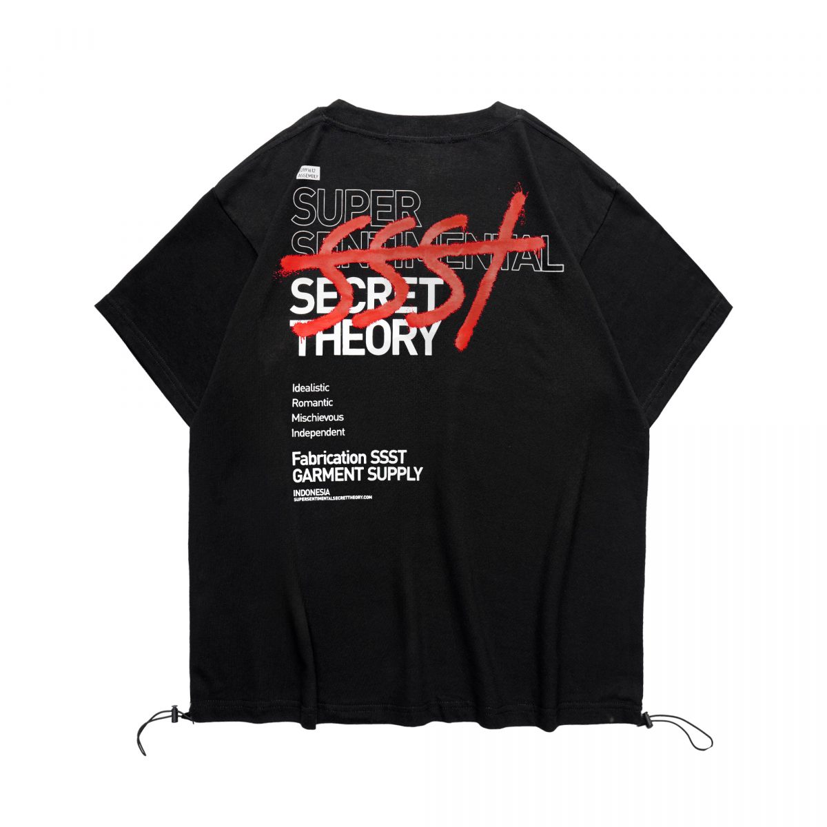 Vandals Black Heavyweight Tshirt – Super Sentimental Secret Theory