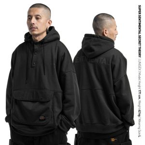 Crag Cagoule Black Hoodie