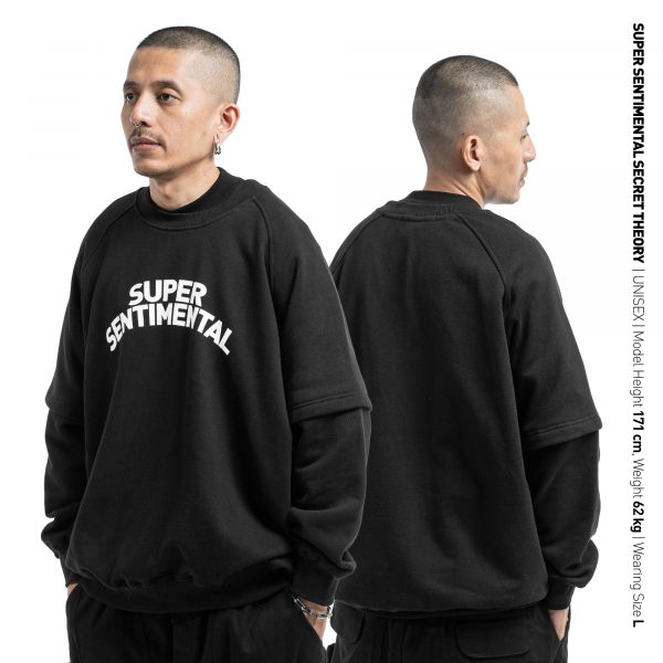 Russel Black 330gsm Crewneck