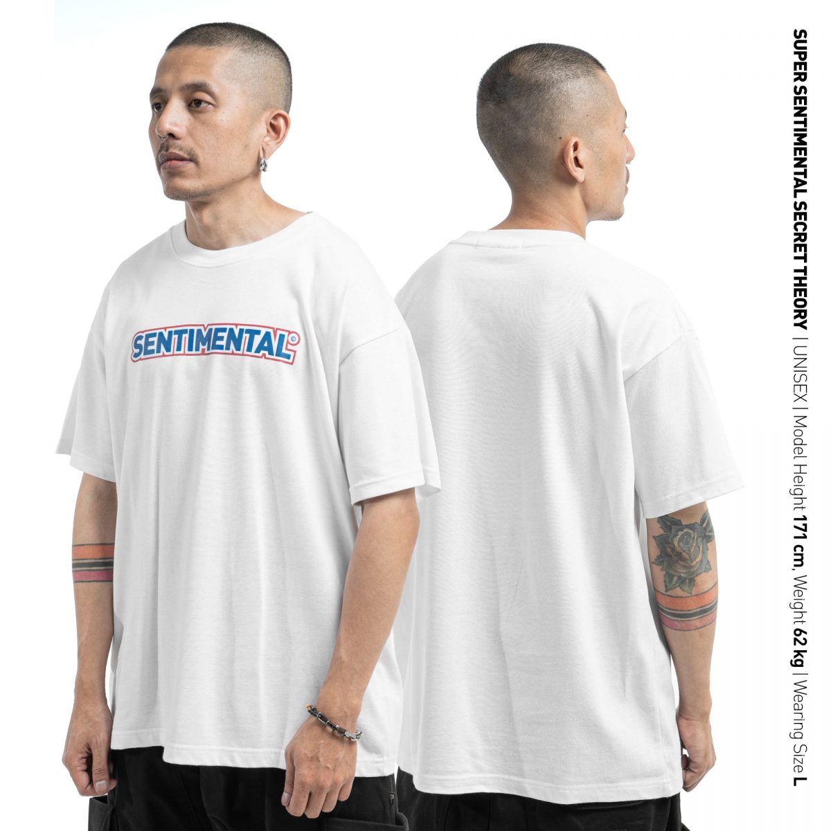 Basic Logo Semiotic Heavyweight Tshirt
