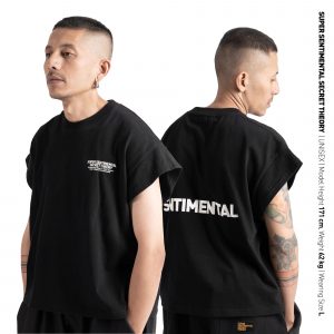 Boxy Croptop Heavyweight Black