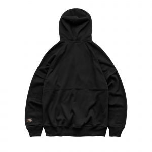 Anvil High Collar Hoodie Black