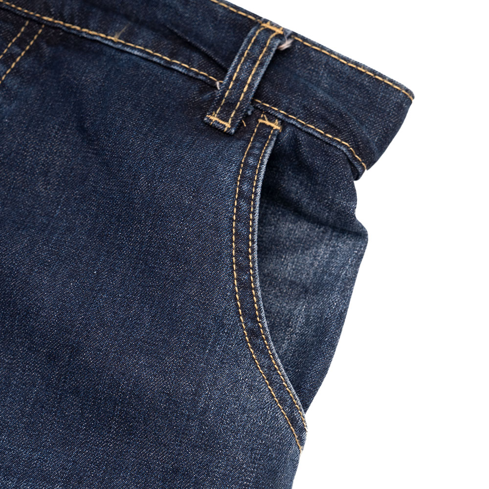 【DISCERNMENT】Double Pure Three Quarter Indigo Pants Sneaker Politics