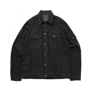 Denim Jacket Trucker Washed Black