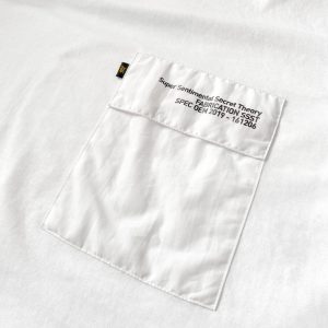 Framed Pocket Poly-Cotton Tshirt White