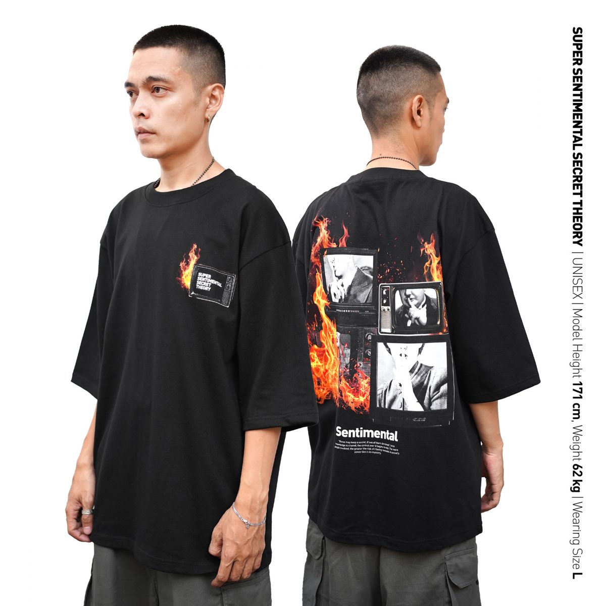Obselete Heavyweight Tshirt Black