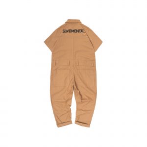 Coveral Shortsleeve Brown