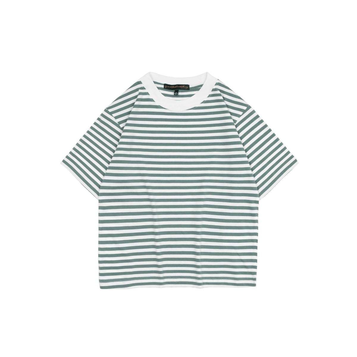 Basic Striped Teenage Pale Green