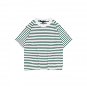 Basic Striped Teenage Pale Green