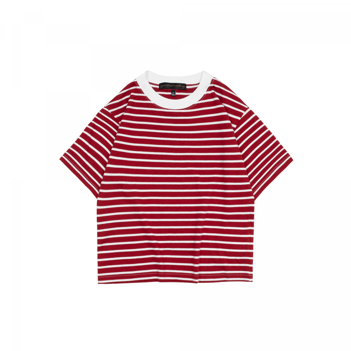 Basic Striped Strict Maroon