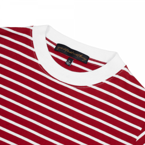 Basic Striped Strict Maroon