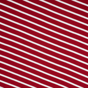 Basic Striped Strict Maroon