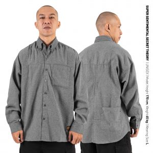 Hustler Flannel Shirt Grey