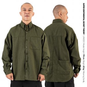 Hustler Flannel Shirt Olive