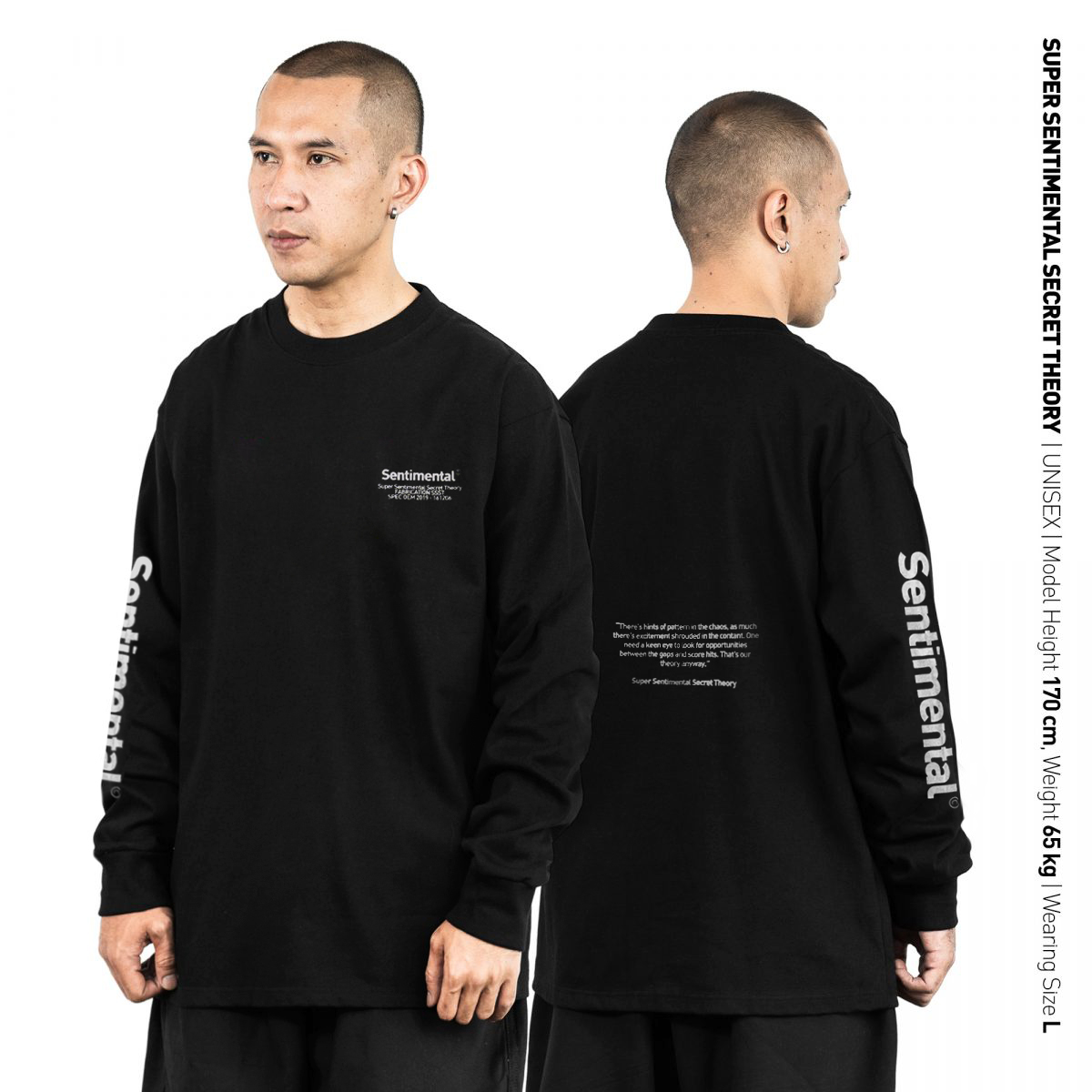 Sanctum Longsleeve Heavyweight Tshirt Black