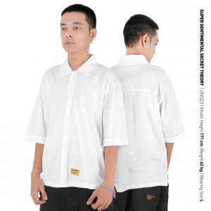 Basic Boxy Shirt White (2)