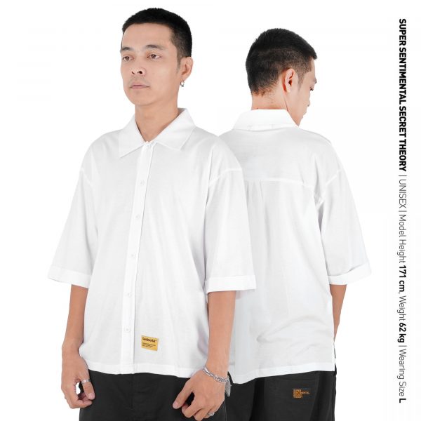 Basic Boxy Shirt White