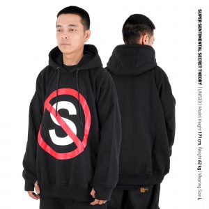 Halt Oversize Hoodie Black