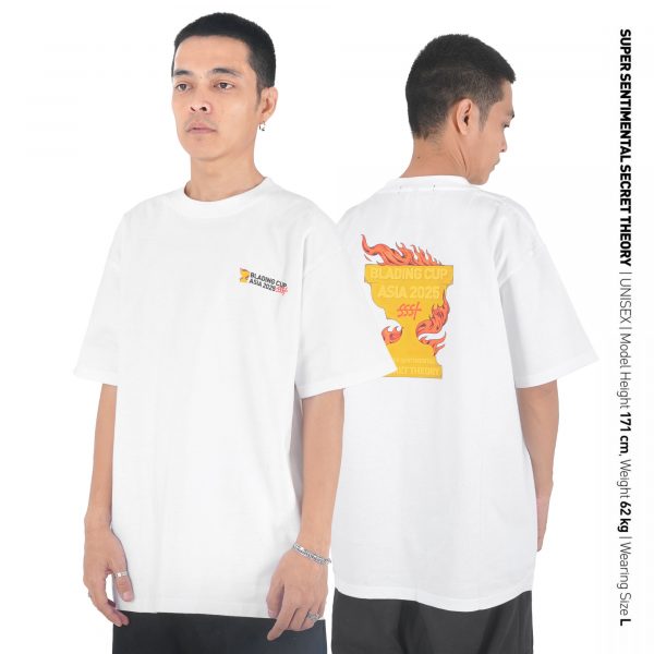 Tshirt White Official Merchandise Blading Cup Asia 2025