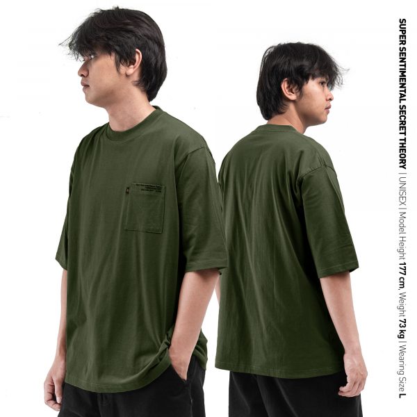 Defect Sale Basic Pocket Heavyweight Olive