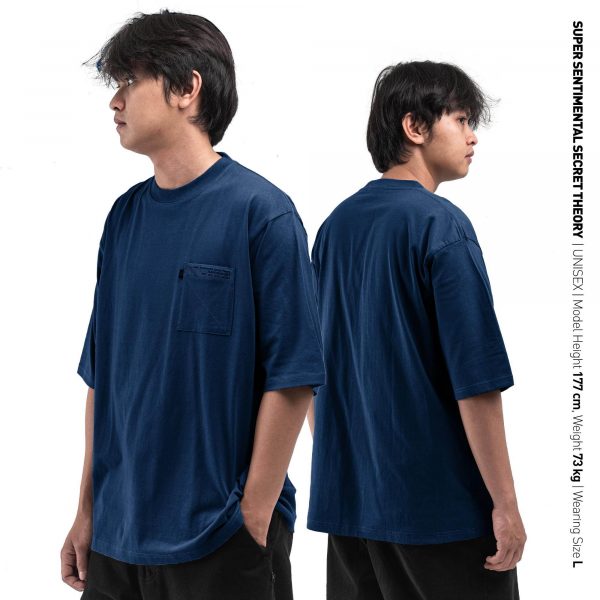 Defect Sale Basic Pocket Heavyweight Estate Blue