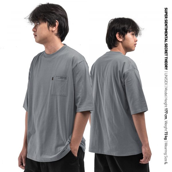 Defect Sale Basic Pocket Heavyweight Grey