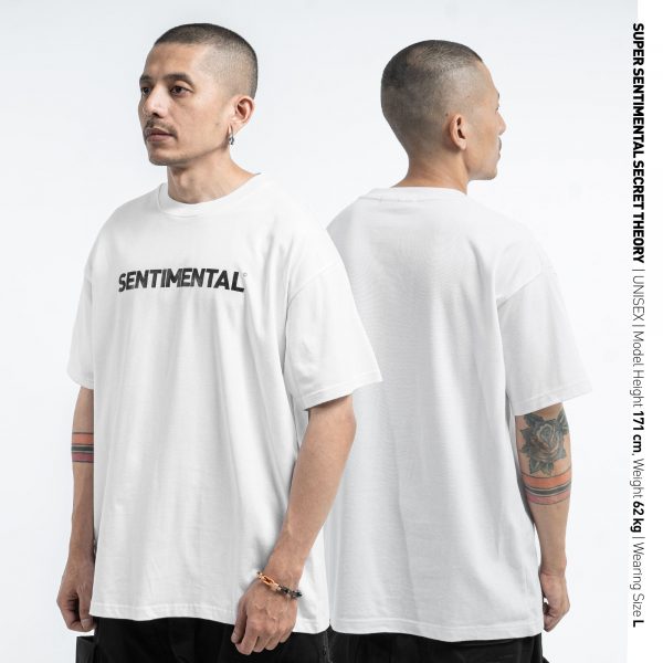 Defect Sale Basic Logo White Heavyweight Tshirt