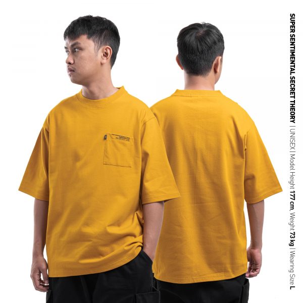 Defect Sale Basic Pocket Heavyweight Mustard