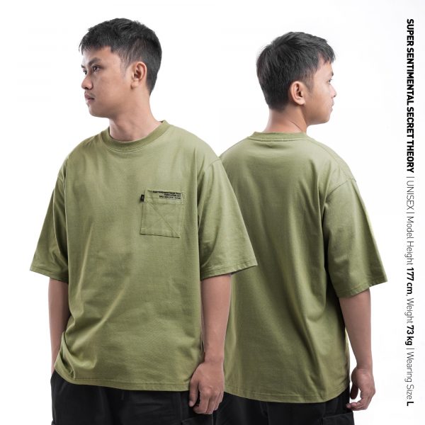 Defect Sale Basic Pocket Heavyweight Sage Green