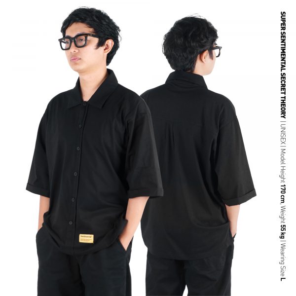Basic Boxy Shirt Black
