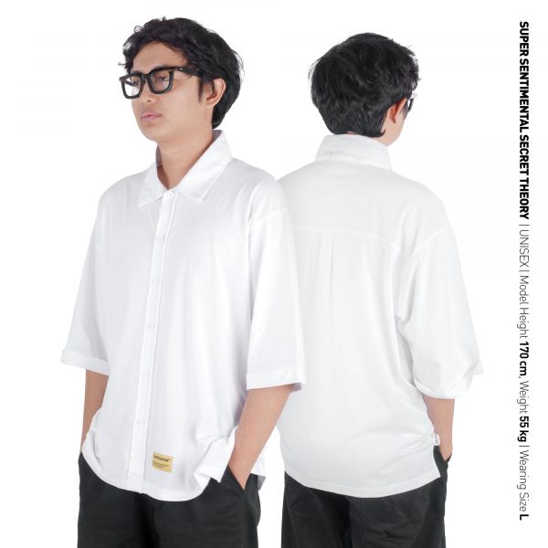 Basic Boxy Shirt White