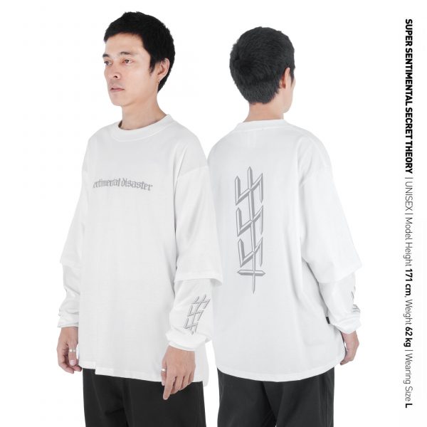 SSST x Maternal Disaster Disatal Longsleeve Tshirt White