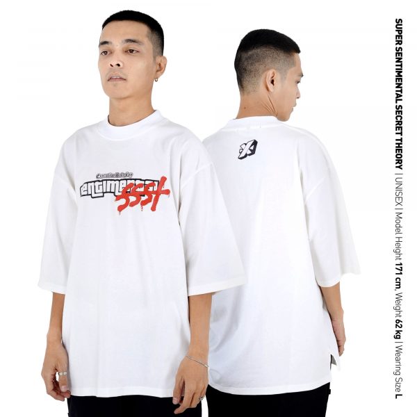 SSST x Executive Roleplay Shortsleeve Tshirt Oversize White (Pre-Order 15 Days)